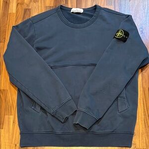 Stone Island Men’s Size L Blue Sweatshirt
